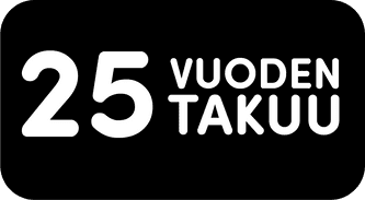 25 vuoden takuu